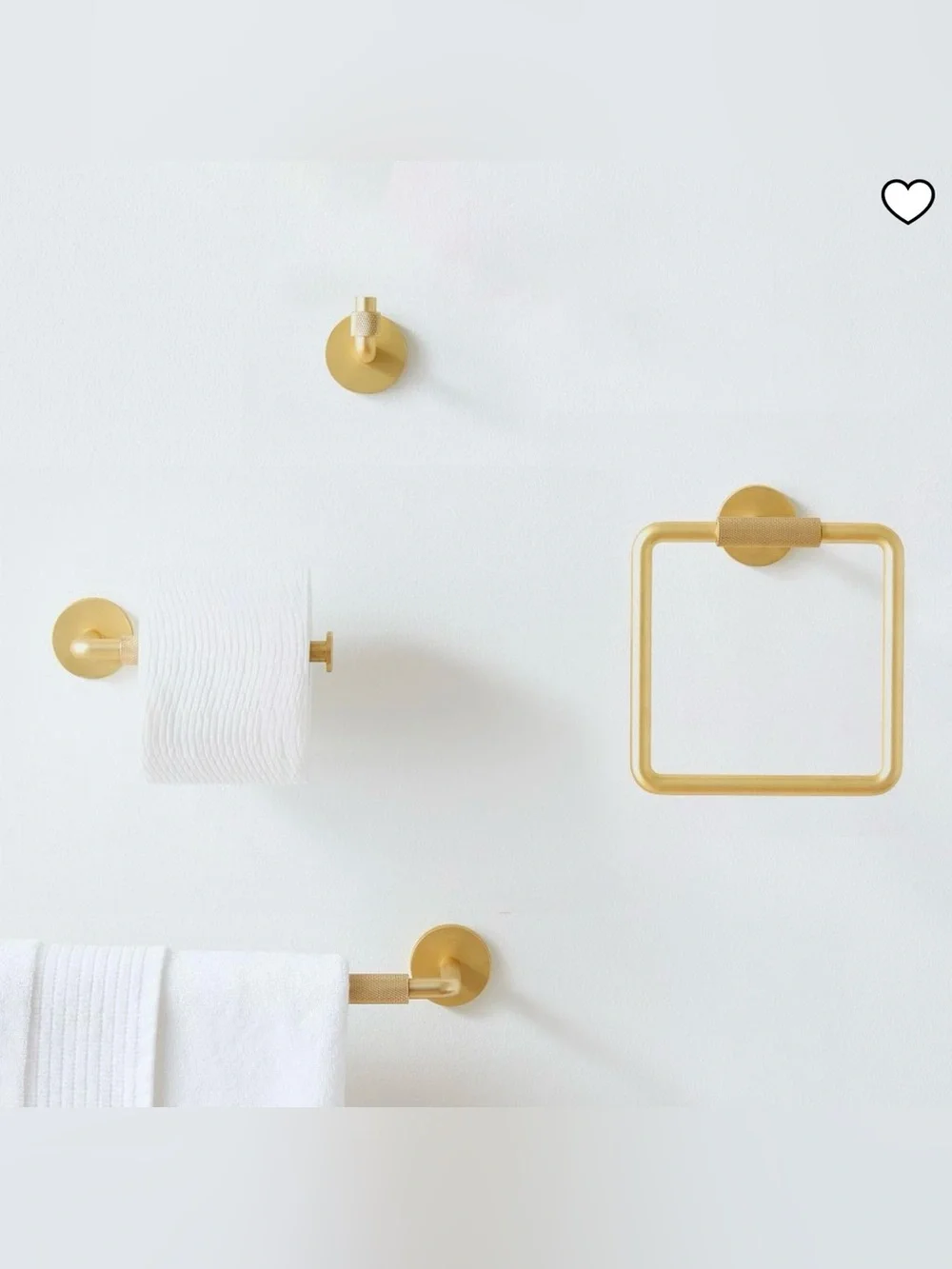 West Elm Matte- NWT Knurled Towel Ring